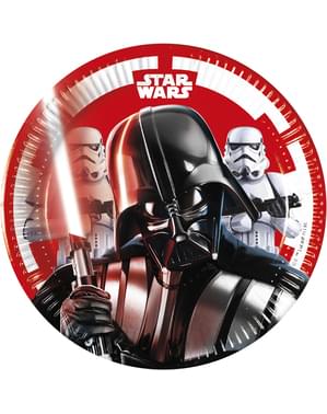 8 Star Wars Plates (20cm) - Final Battle