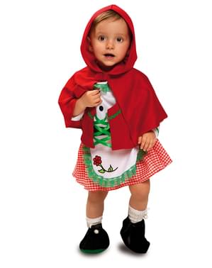 Fato de Capuchinho adorável para bebé
