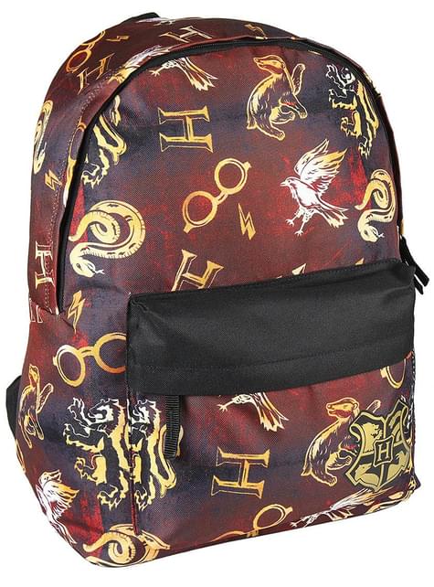 Mochila escolar Harry Potter estampada