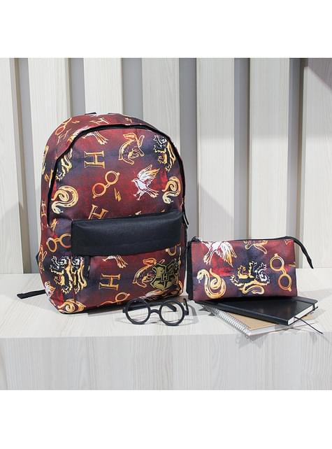 Mochila escolar Harry Potter estampada