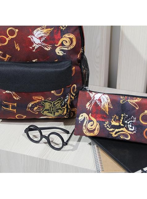 Mochila escolar Harry Potter estampada
