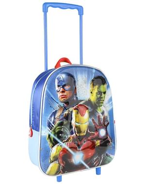 Avengers 3D metallisk ryggsäck med hjul