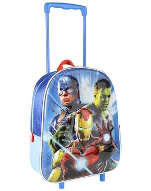 Rulliga seljakott 3D Avengers metalliline