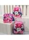 Mochila con ruedas 3D de Minnie mouse con lentejuelas - Disney