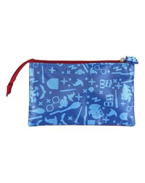 Estuche de Harry Potter con tres compartimentos