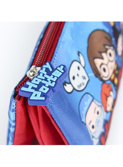 Estojo Harry Potter com três compartimentos