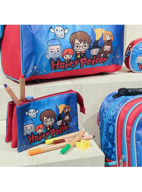 Estojo Harry Potter com três compartimentos