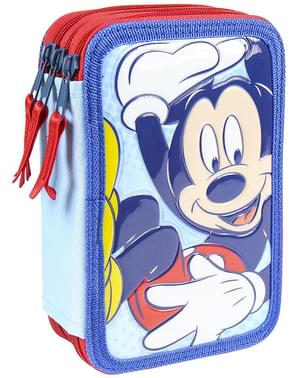 Mickey Mouse Pencil Case with 3 Compartments - Disney