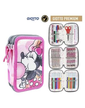 Astuccio con 3 chiusure lampo Minnie - Disney