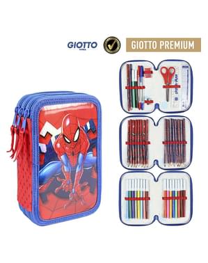 Astuccio con 3 chiusure lampo Spiderman