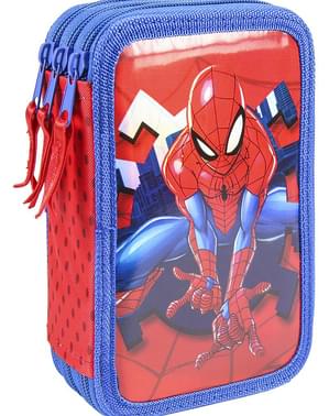 Estojo de 3 fechos Homem Aranha