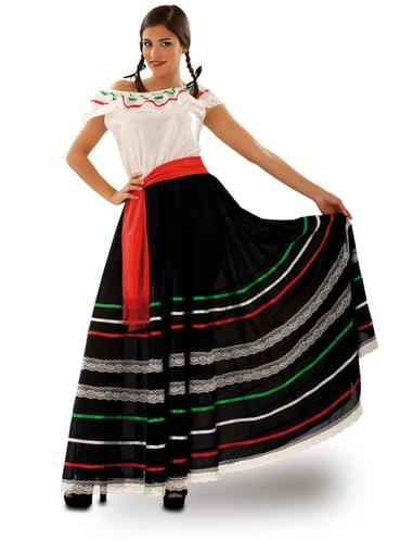 Narkoman æstetisk malt Mexicansk kostume til kvinder. Express levering | Funidelia