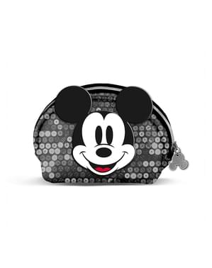 Porta-moedas de Mickey Mouse em preto - Disney
