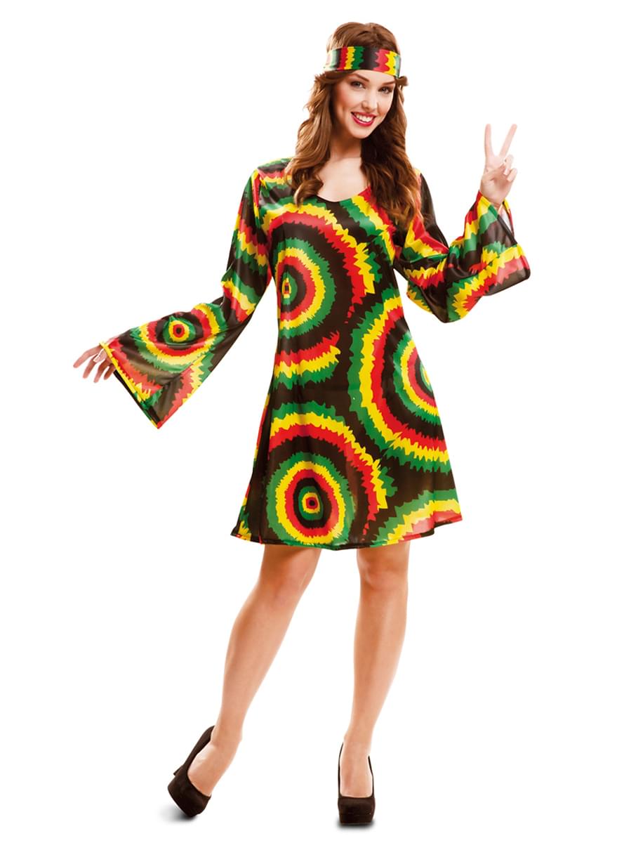 Woman's Jamaican Hippie Costume