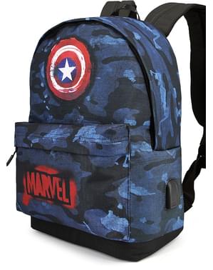 Mochila de Capitão América camuflagem - Os Vingadores
