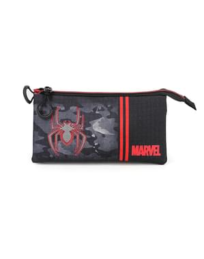 Spiderman Pencil Case with Three Compartments - Marvel