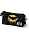 Estuche de Batman con tres compartimentos negro