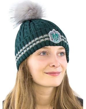 Slytherin kepurė su pom-pom - Harry Potter