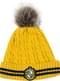 Gorro Hufflepuff com pompom - Harry Potter