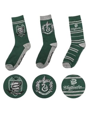 Slytherin sokker (pakke med 3) - Harry Potter