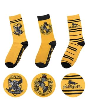 Huffelpuf sokken (3 stuks) - Harry Potter