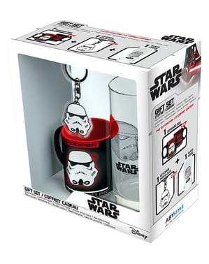 Stormtrooper Gift Set: Халба, стъкло, Keychain - Star Wars