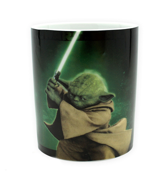 Yoda presentuppsättning: Mugg, nyckelring, emblem - Star Wars