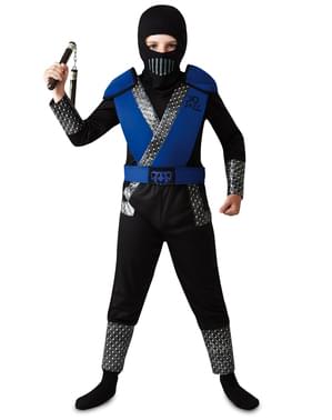 Chlapecký kostým ninja modrý