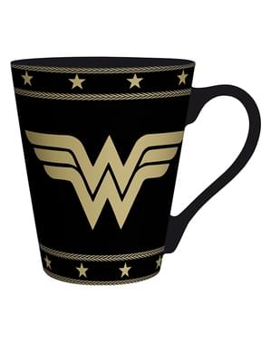 Wonder Woman mugg i svart