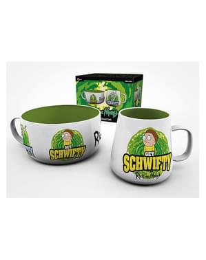 Set cană și bol Rick & Morty