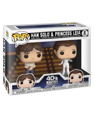 Funko POP! Leia et Han Solo - Star Wars: Épisode V - L'Empire contre-attaque