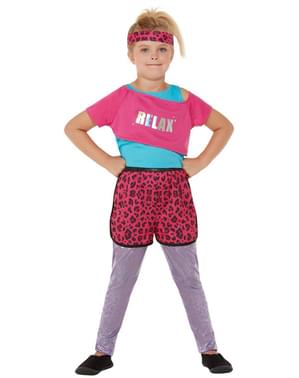 80-те Аеробика костюми за момичета