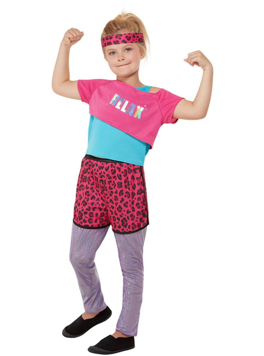80s Aerobics Costume for Girls