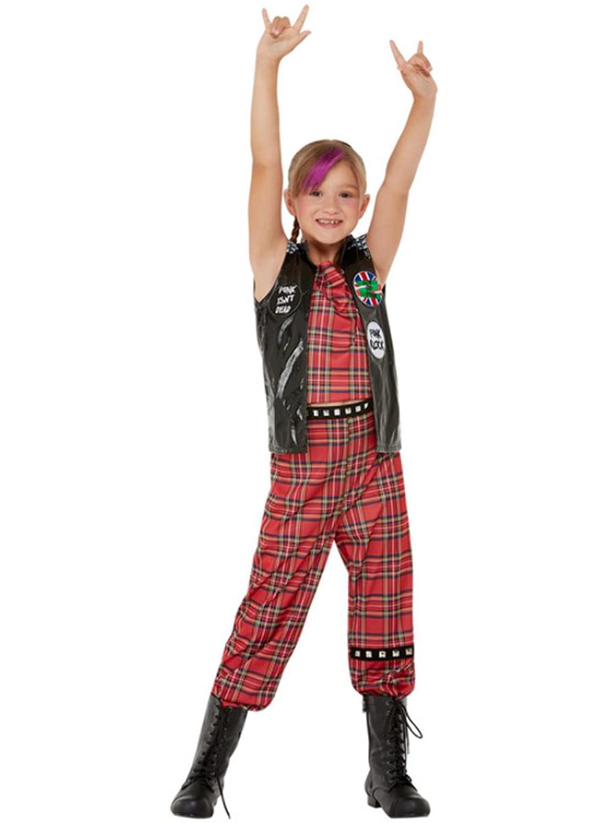 Fato de punk para menina