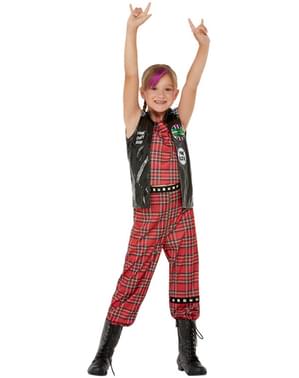 Punkare dräkt för flickor