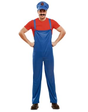 Man's Lifesaving Plumber Costume