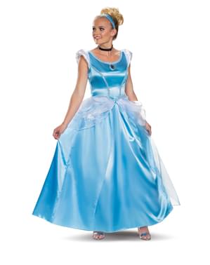 Deluxe Blue Cinderella Costume for Women