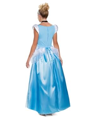 Fato da Cinderela azul deluxe para mulher
