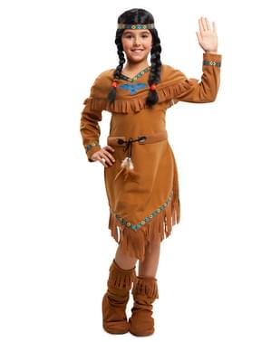 Kızın Apache Hint Kostümü