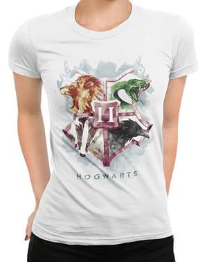 Hogwarts Huse T-shirts til Kvinder - Harry Potter