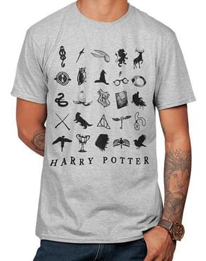 プリントハリー・ポッターTシャツ