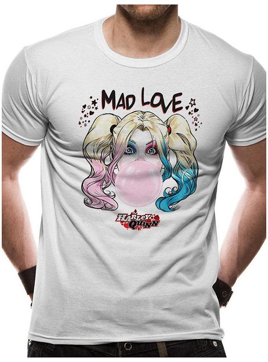 ハーレークインマッドホワイトラブTシャツ