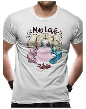 Harley Quinn Mad Love balta T-krekls