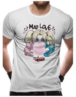 הארלי קווין Mad Love T-Shirt בלבן