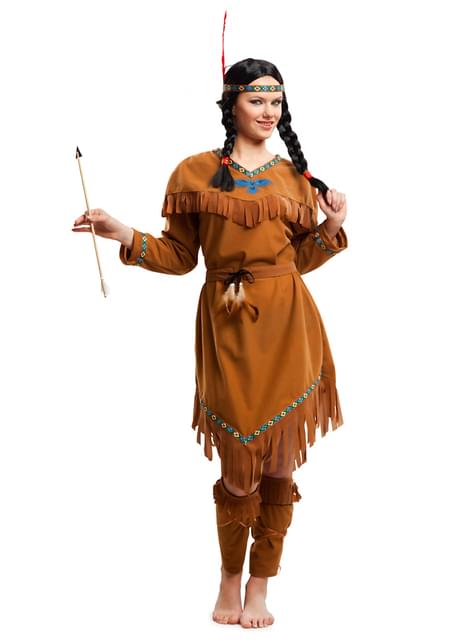 Nieuw Indiaanse krijger Kostuum voor vrouwen. De coolste | Funidelia SB-72