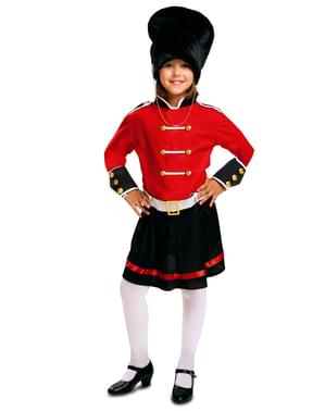 Engelsk Royal Guard kostyme til jente