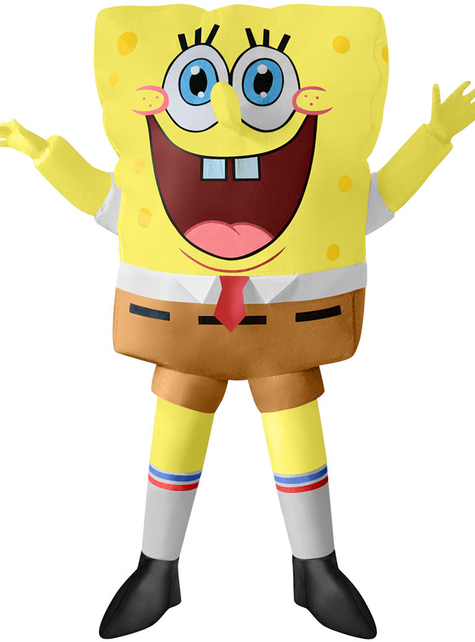 Costume SpongeBob gonfiabile per bambini. Consegna 24h