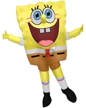 Nafukovací kostým SpongeBob pre dospelých
