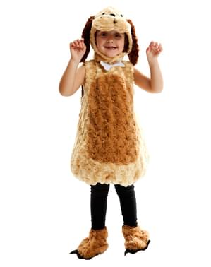 Disfraz de perro de peluche infantil