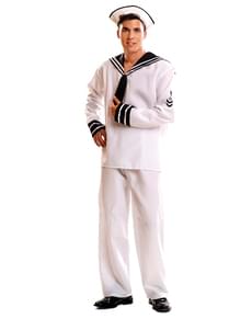 Men's White Sailor Costume